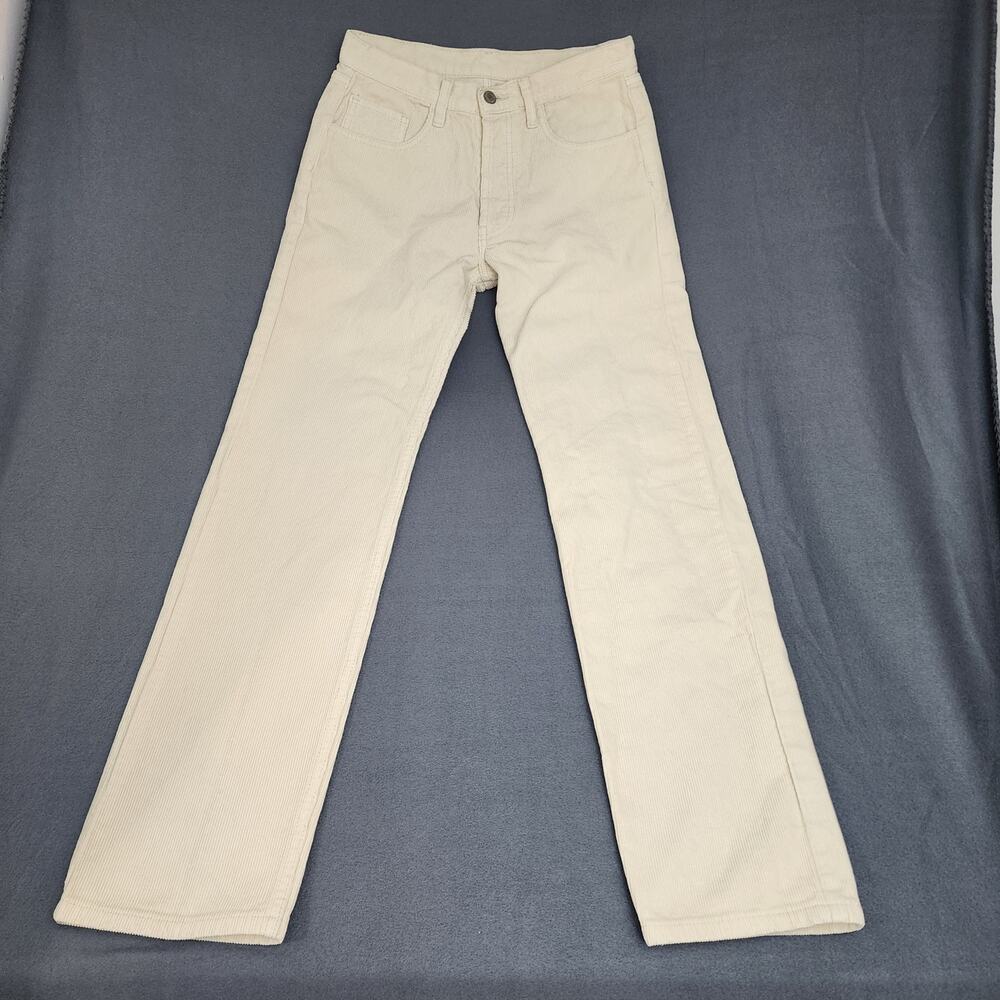 J Galt Womens Pants Small Shanghai Corduroy High Rise Button Fly Straight Preppy